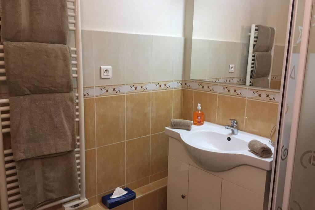 Charmant Appartement Bord De Mer, Plage Cagnes-sur-Mer Bagian luar foto
